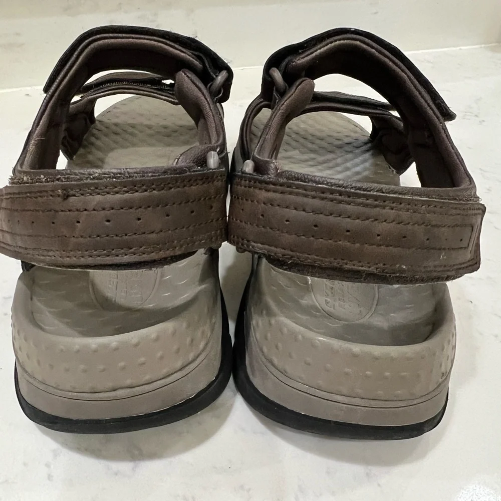 Skechers Dark Brown Open-Toe Sandals